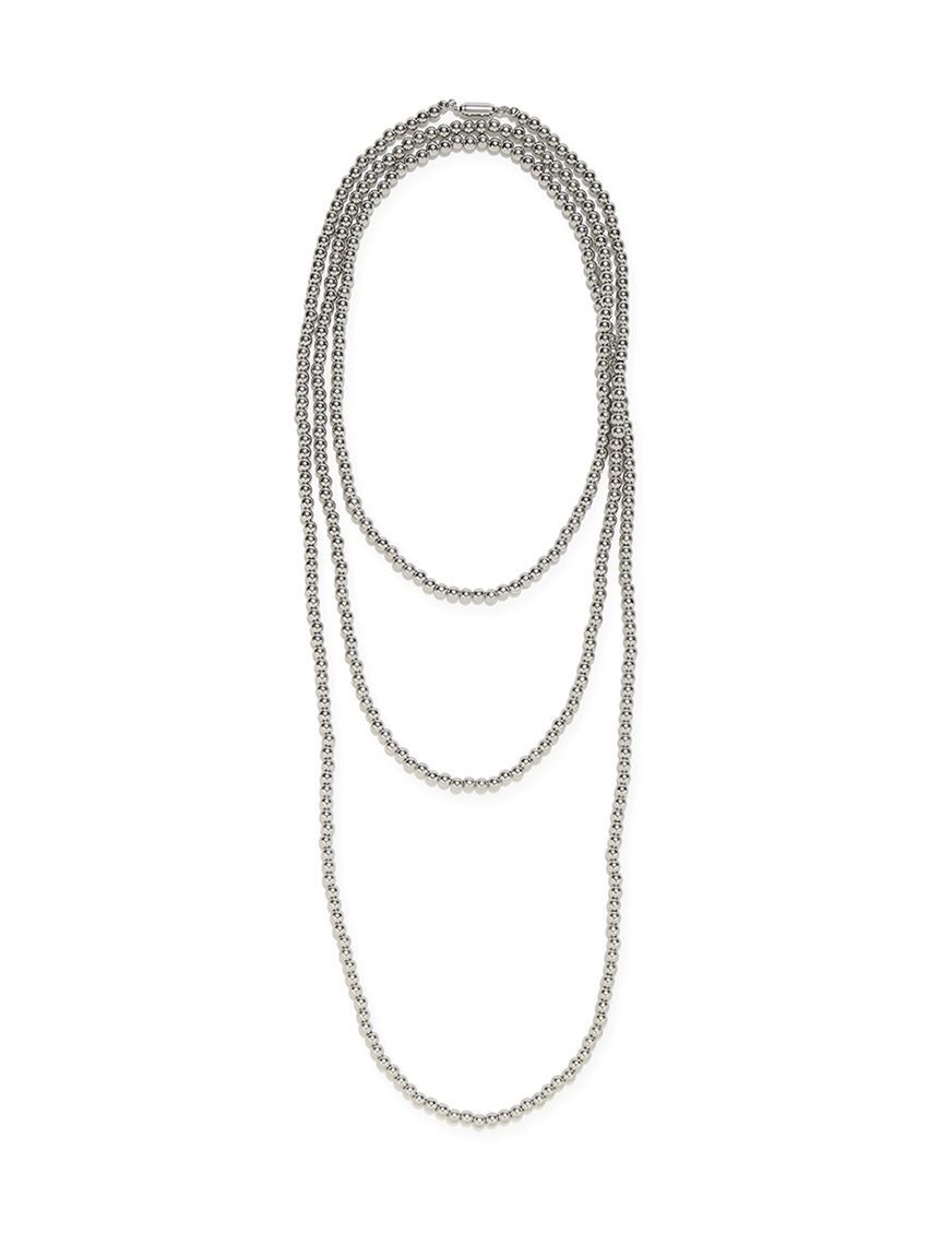 Mila Owen「ボールロングネックレス」|ネックレス|SLV