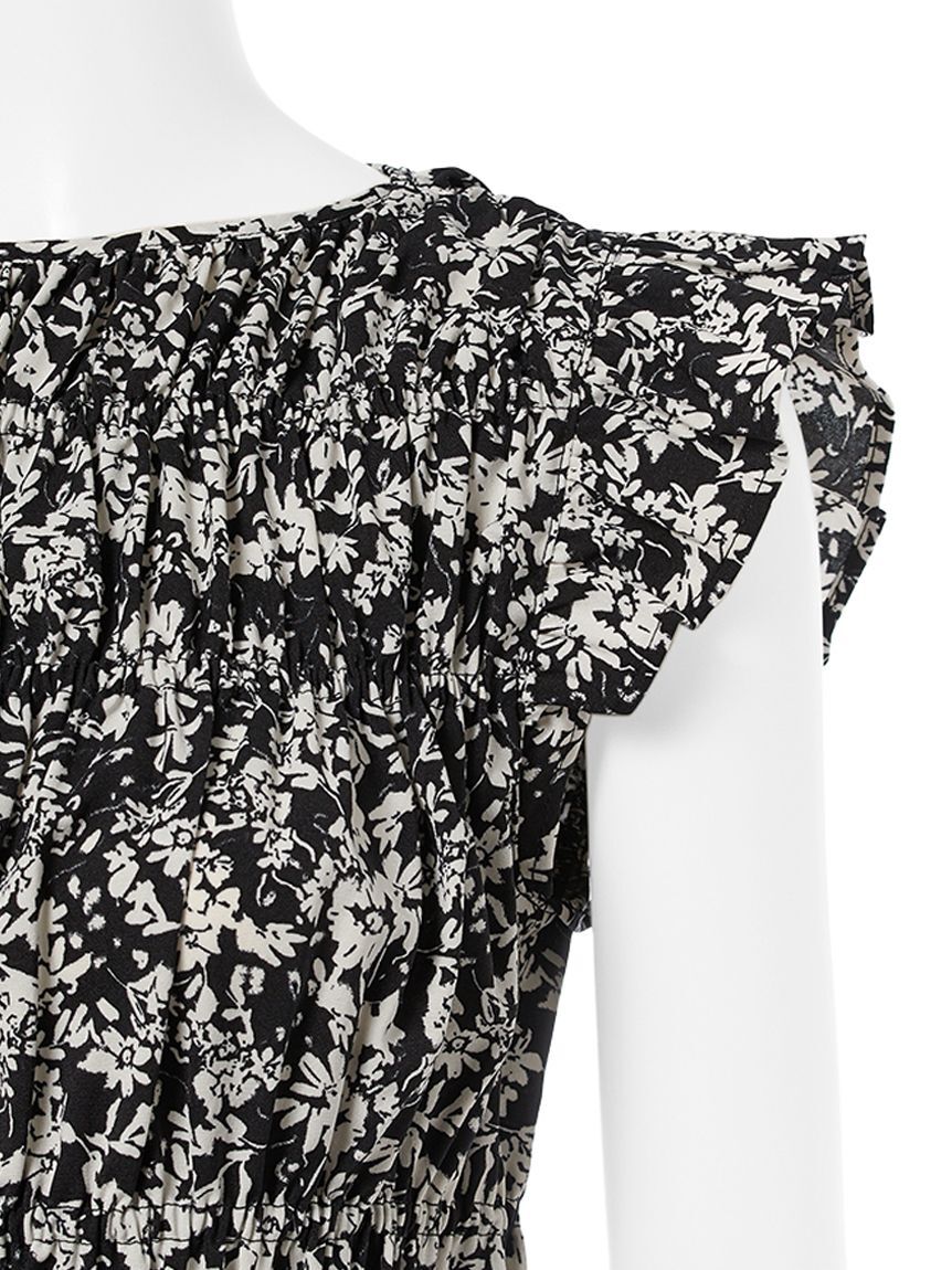 Mila Owen「ラッフルシャーリングギャザートップス」|Tシャツ・カットソー|