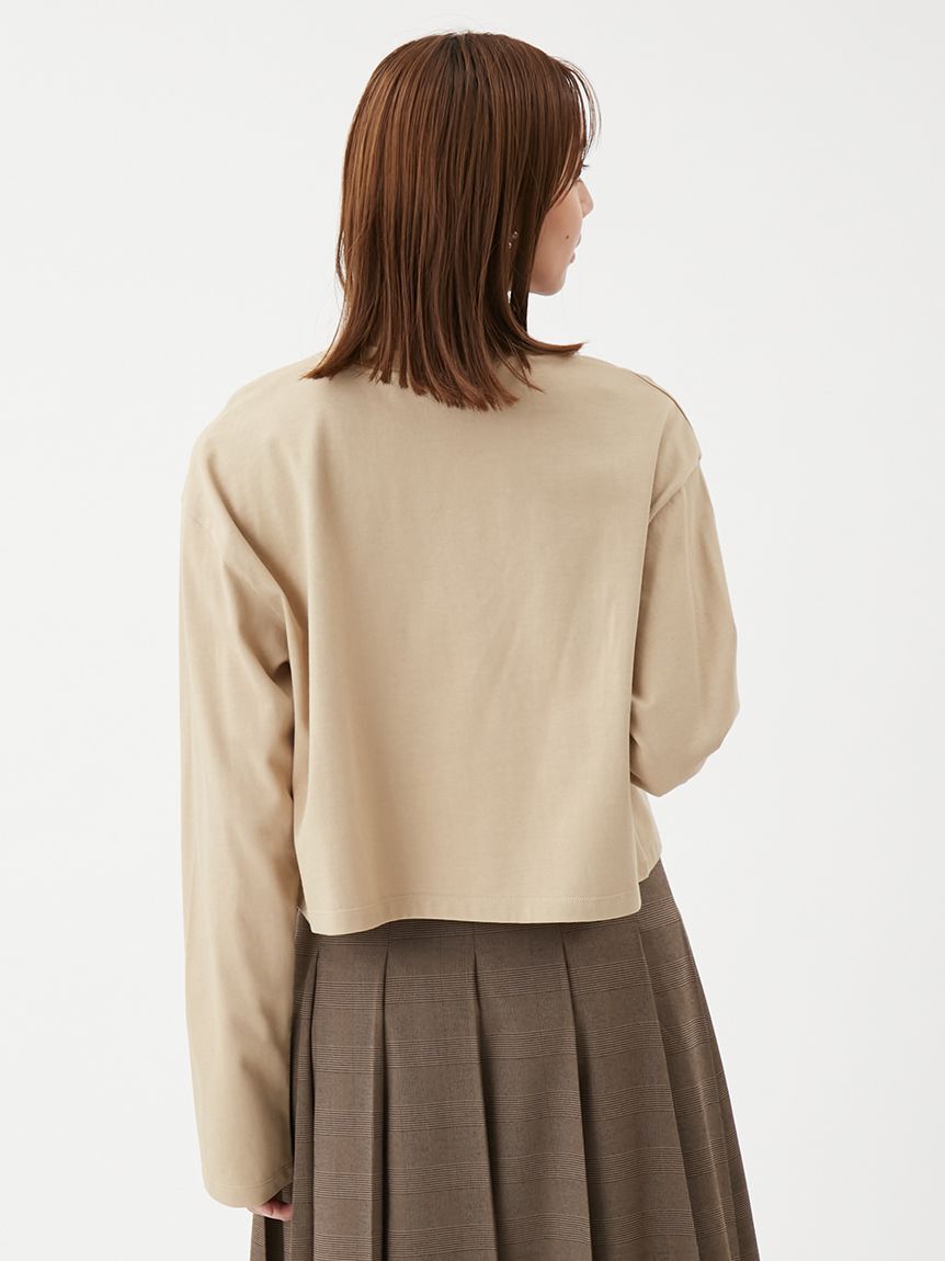 Mila Owen「サガララメ刺繍ロンT」|Tシャツ・カットソー|