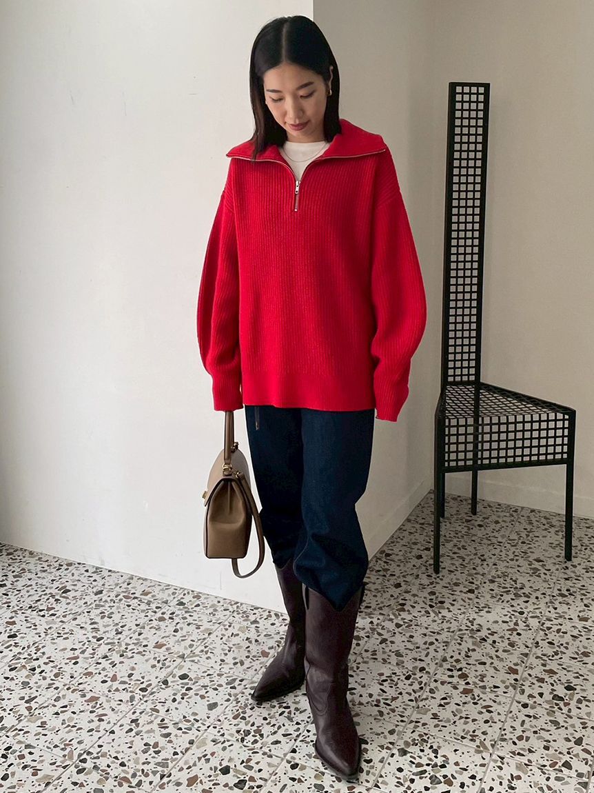 Mila Owen「サガララメ刺繍ロンT」|Tシャツ・カットソー|