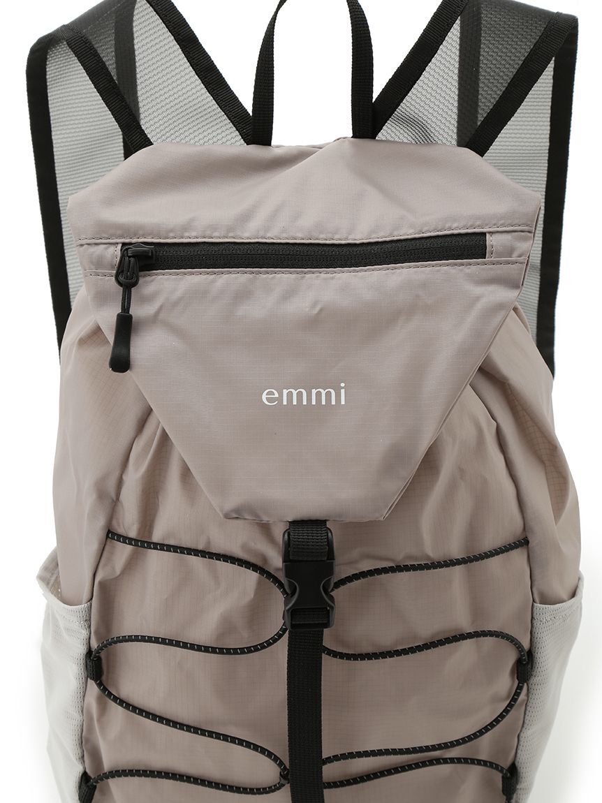 emmi atelier「撥水パッカブルライトバックパック」|リュック|
