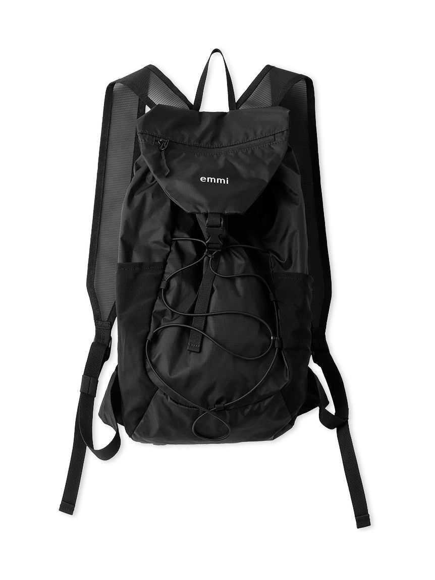 emmi atelier「撥水パッカブルライトバックパック」|リュック|BLK