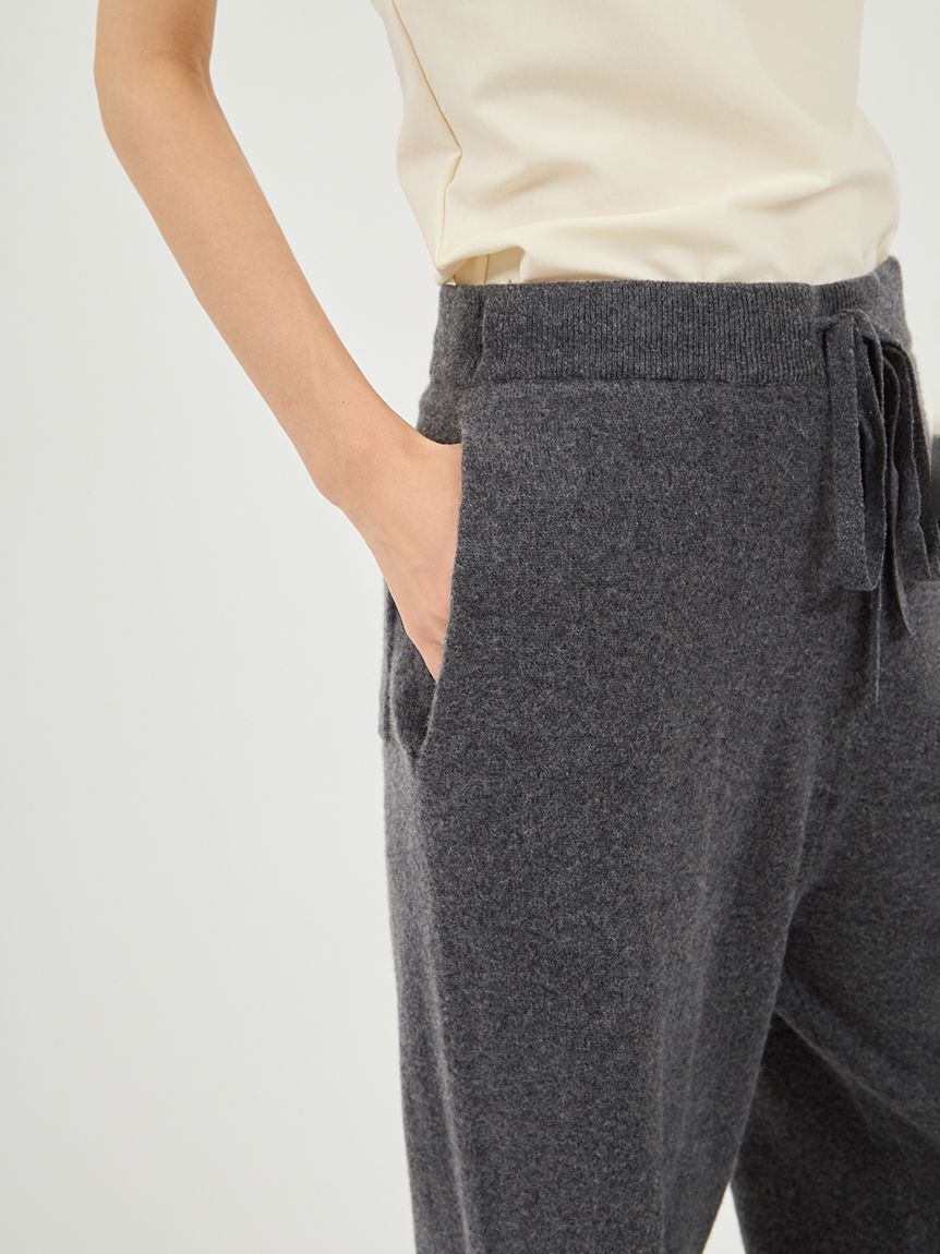 emmi atelier「【セットアップ対応】ラムウールニットパンツ」|チノ|