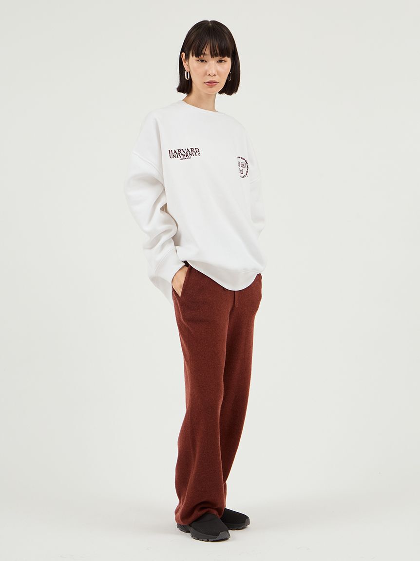 emmi atelier「【セットアップ対応】ラムウールニットパンツ」|チノ|