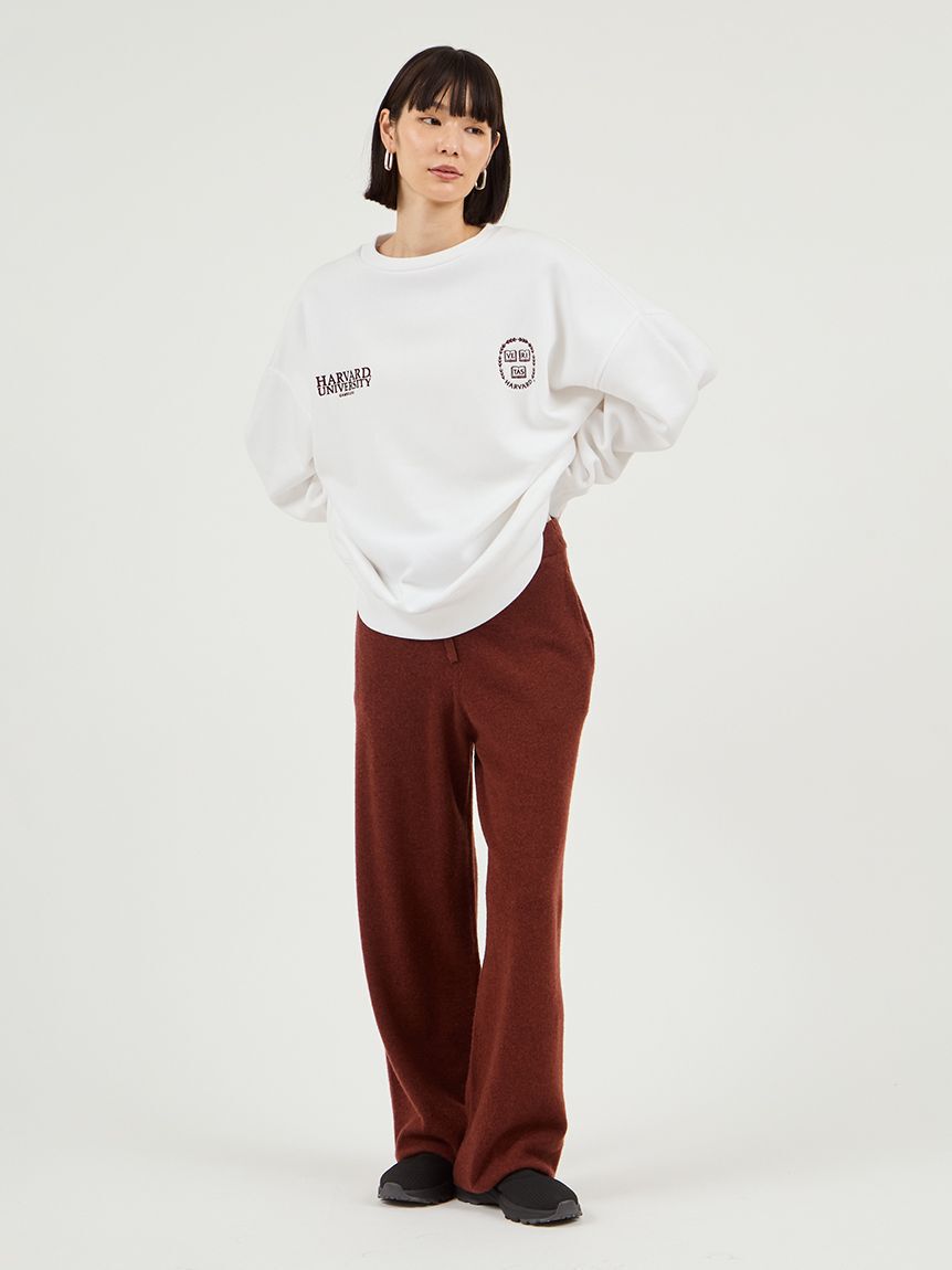 emmi atelier「【セットアップ対応】ラムウールニットパンツ」|チノ|