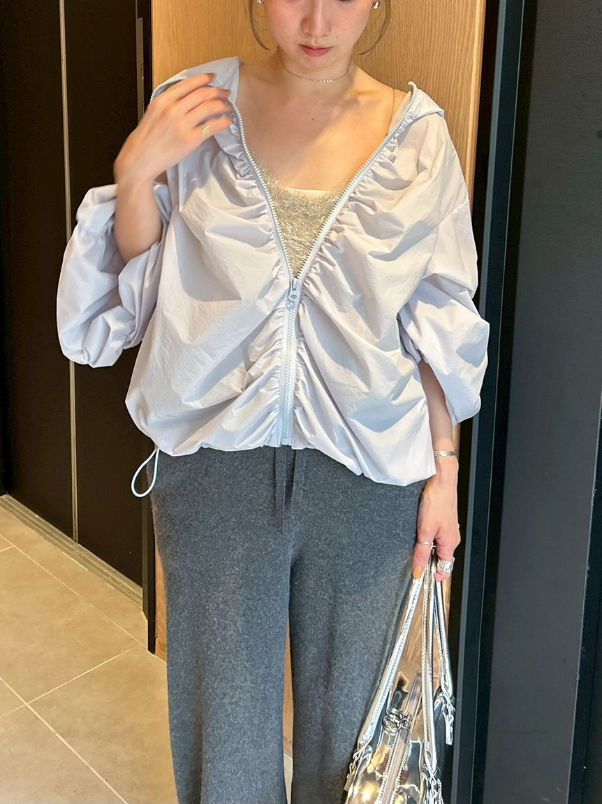 emmi atelier「【セットアップ対応】ラムウールニットパンツ」|チノ|