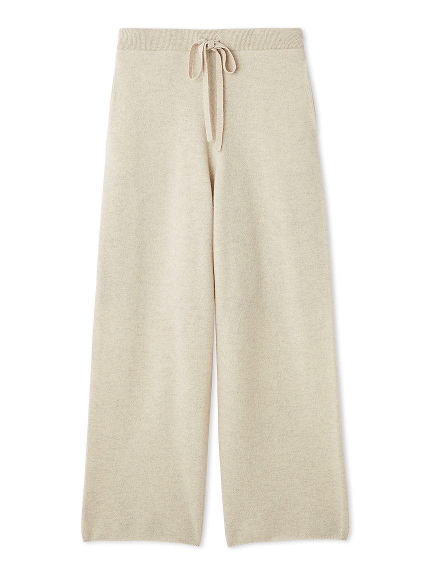 emmi atelier「【セットアップ対応】ラムウールニットパンツ」|チノ|