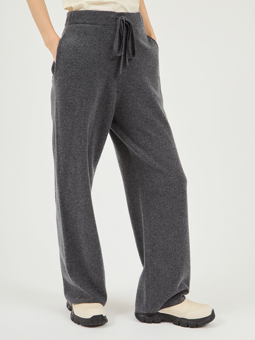 emmi atelier「【セットアップ対応】ラムウールニットパンツ」|チノ|