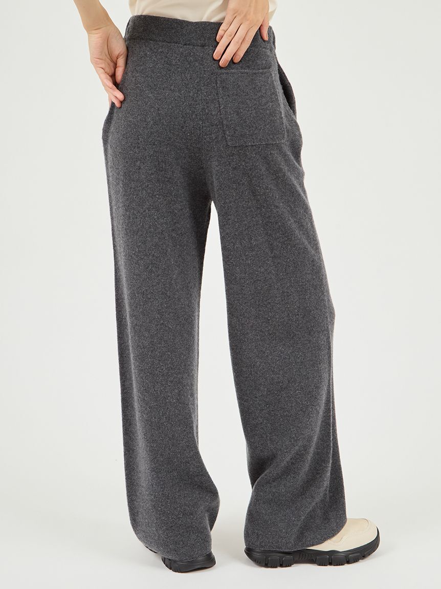 emmi atelier「【セットアップ対応】ラムウールニットパンツ」|チノ|