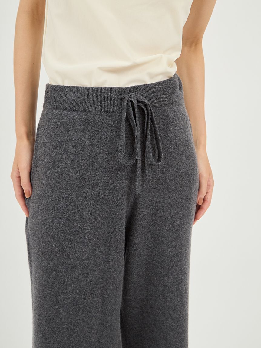 emmi atelier「【セットアップ対応】ラムウールニットパンツ」|チノ|