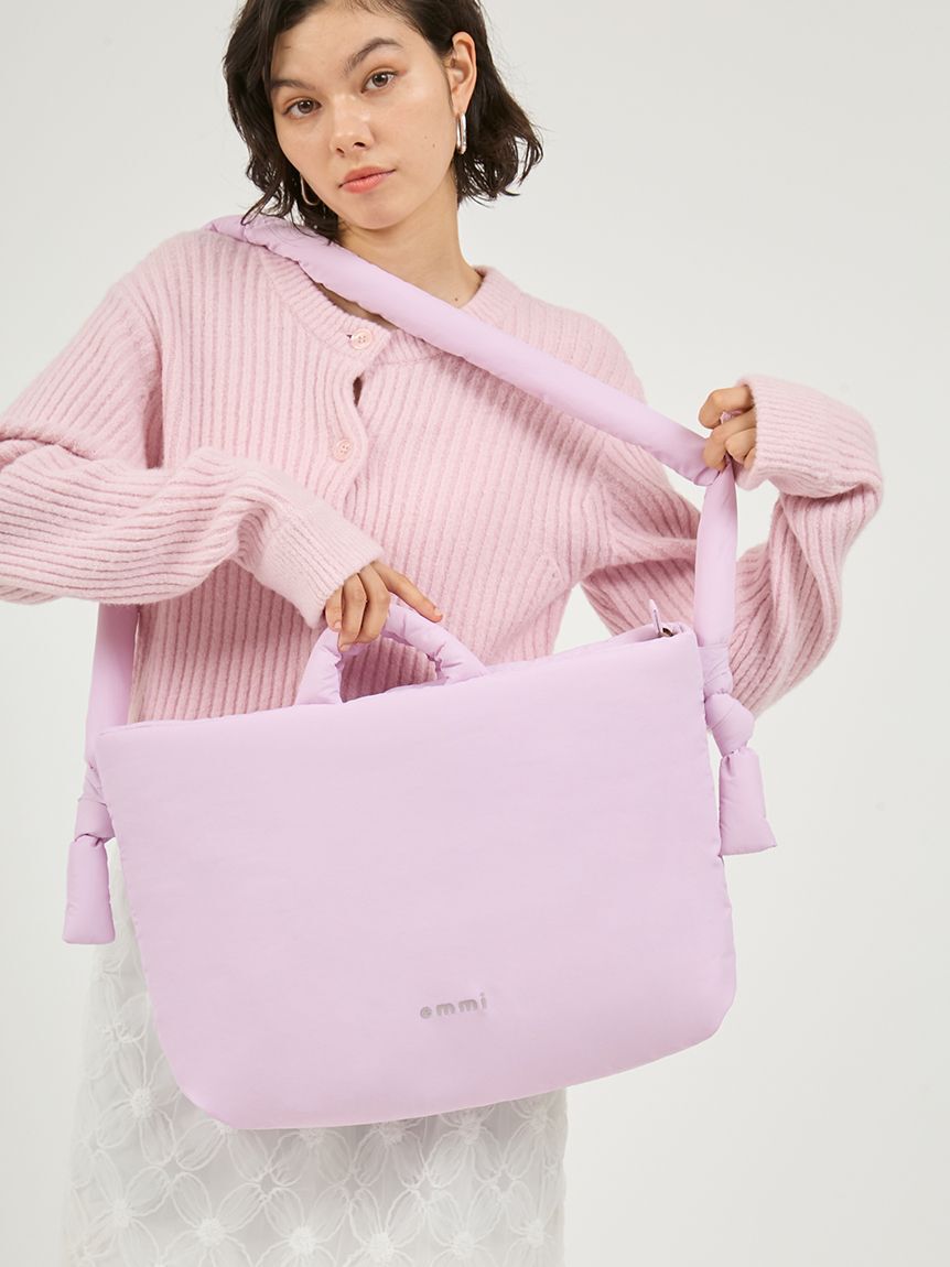 emmi atelier「【限定カラーあり】ナイロンパディングバッグ」|ショルダー・メッセンジャー|