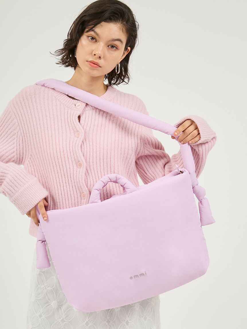 emmi atelier「【限定カラーあり】ナイロンパディングバッグ」|ショルダー・メッセンジャー|