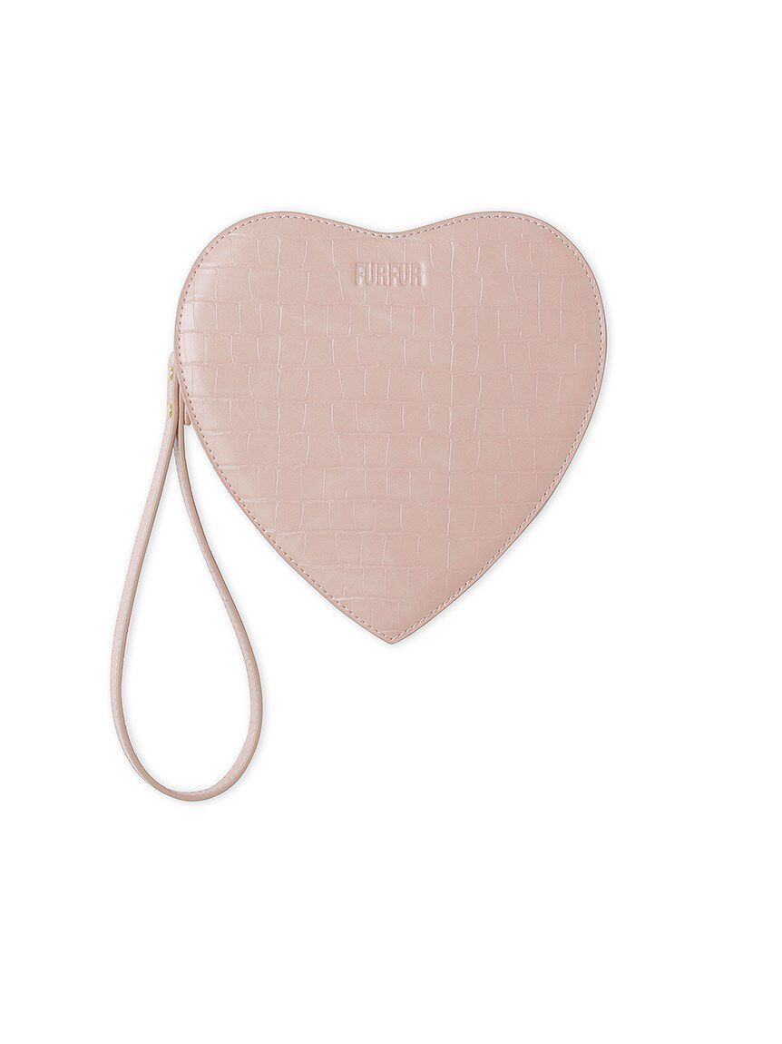 FURFUR「【WEB限定カラー】ハートハンドバッグ」|ハンドバッグ|PNK