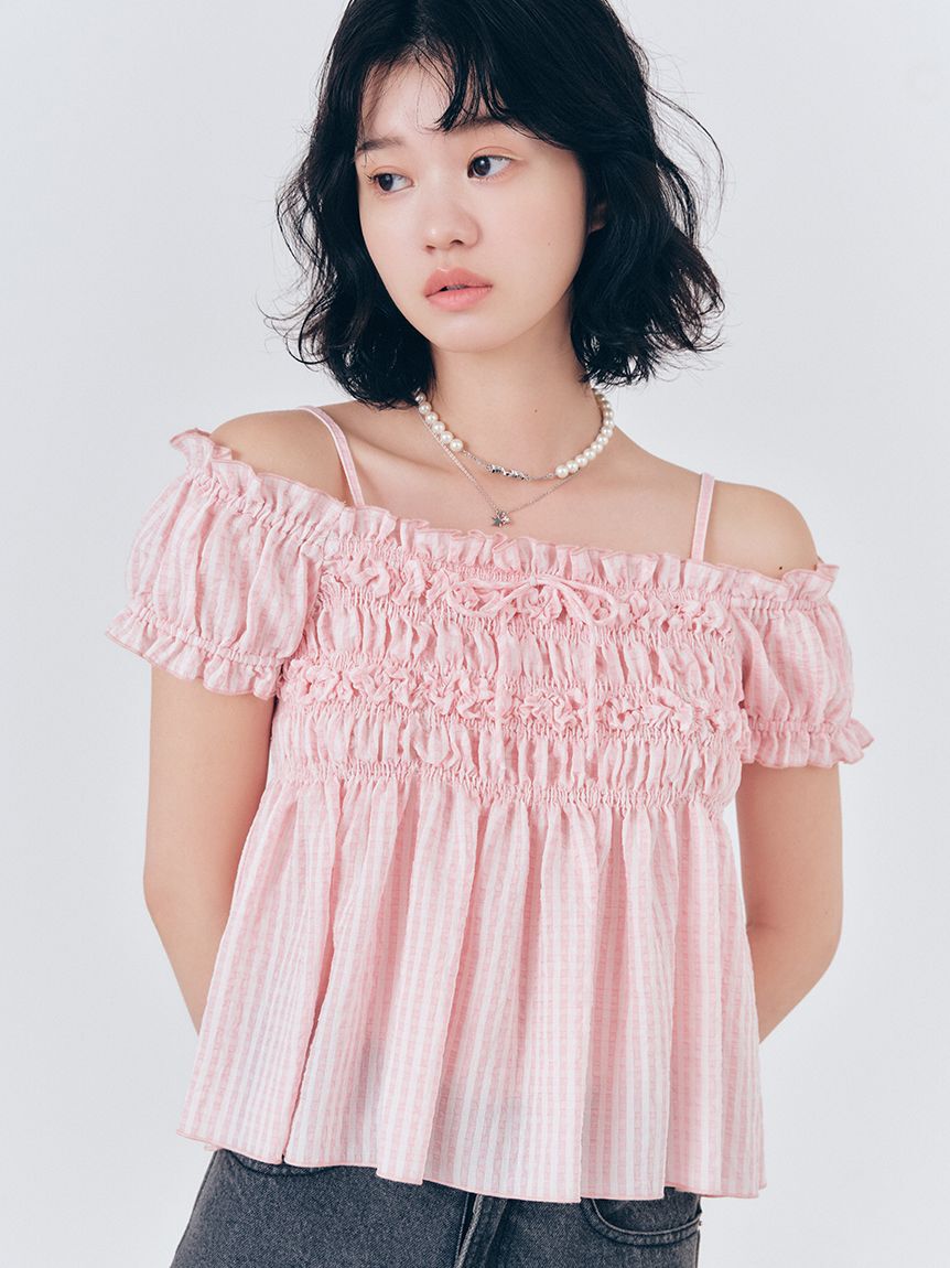 FURFUR「ロゴパールネックレス」|ネックレス|