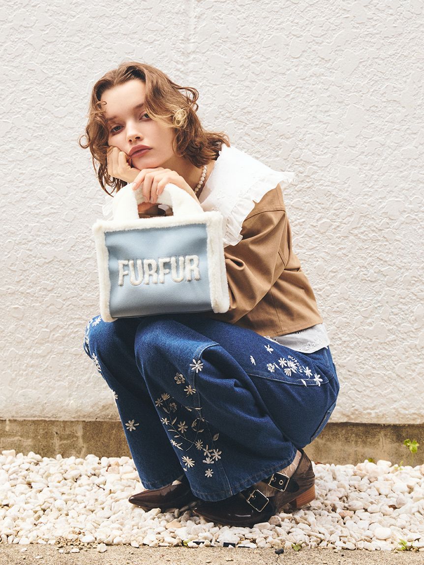 FURFUR「ロゴパールネックレス」|ネックレス|