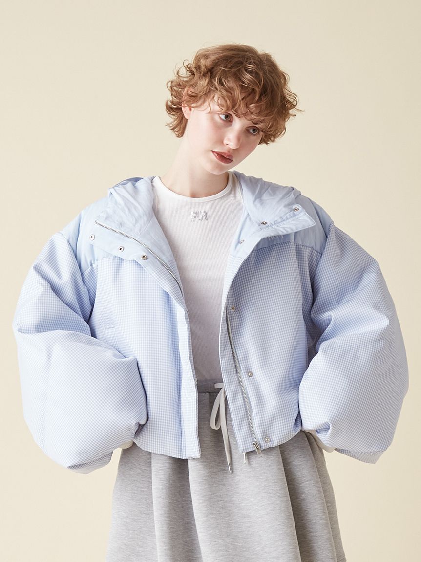 FURFUR「【WEB・一部店舗限定カラー】2WAYパディングジャケット」|ダウン|SAX