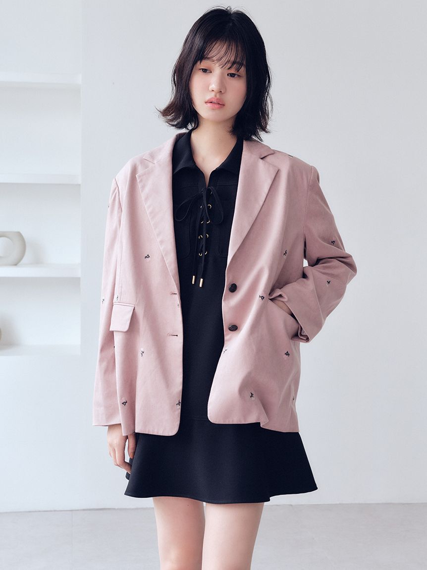 FURFUR「レースアップミニワンピース」|ワンピース|