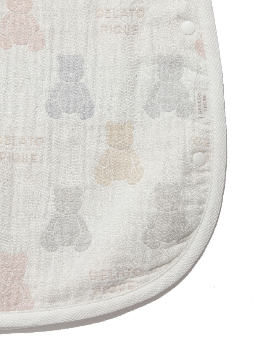 GELATO PIQUE KIDS & BABY「【BABY】ベア３重ガーゼスリーパー」|スタイ|