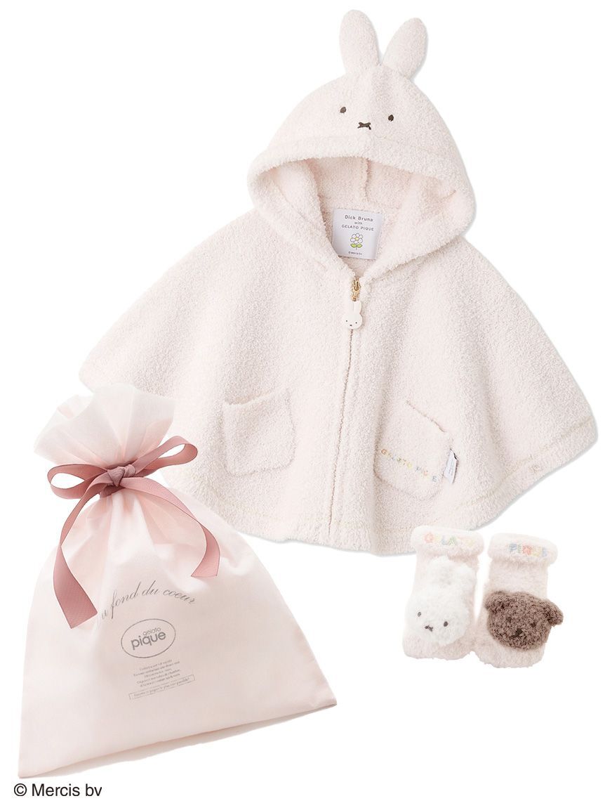 GELATO PIQUE KIDS & BABY「【ラッピング済み】【Dick Bruna】【BABY】ベビモコポンチョ＆ソックスセット」|その他ベビー用品|