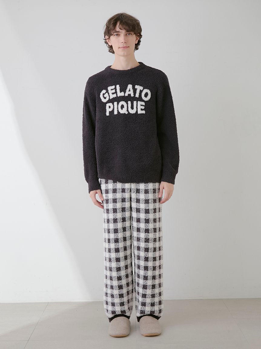 GELATO PIQUE HOMME「【ラッピング済み】【Chocolat＆Framboise】【HOMME】ベビモコプルオーバー＆ロングパンツSET」|ルームウェア|