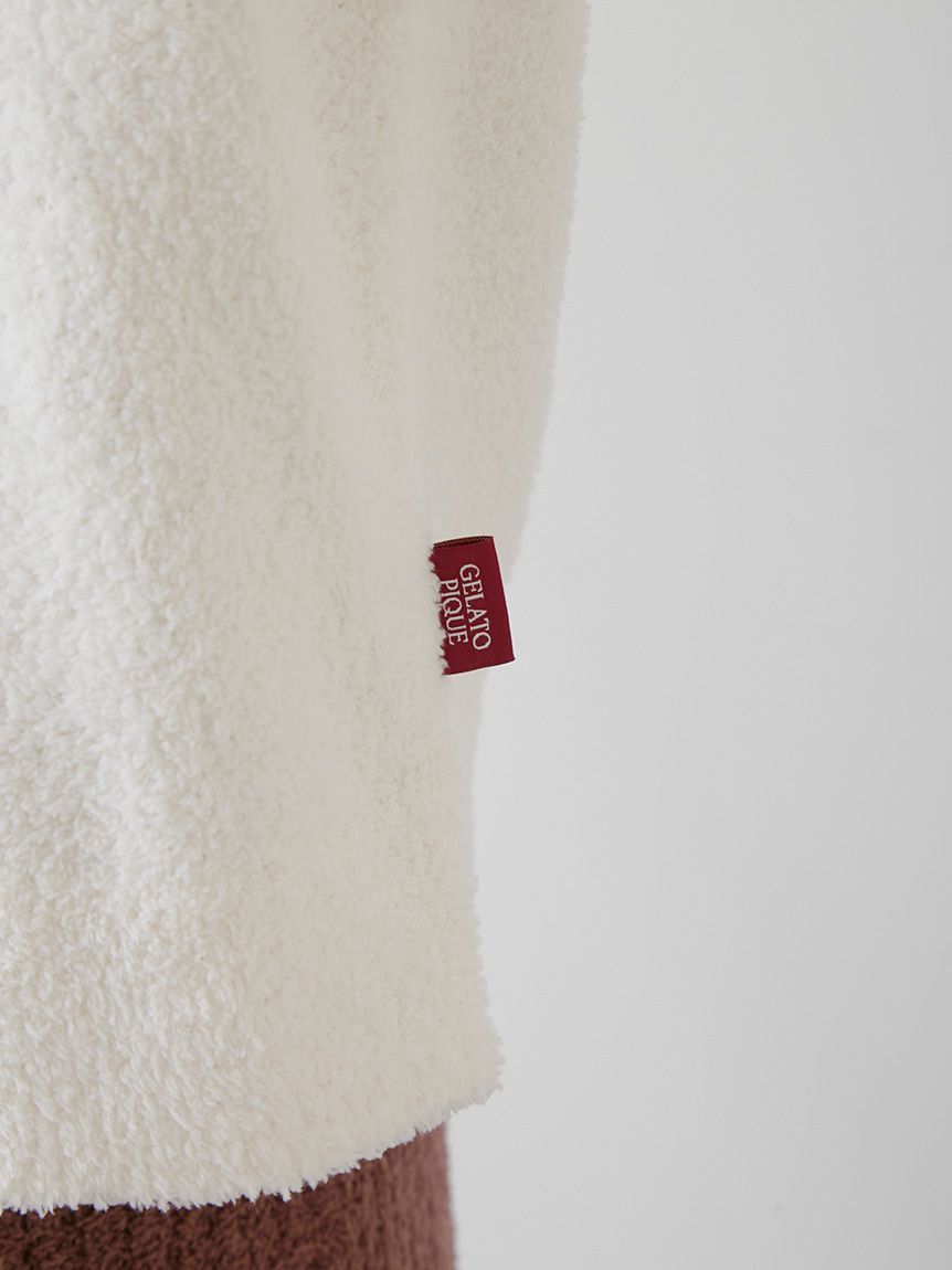 GELATO PIQUE HOMME「【ラッピング済み】【HOMME】ベビモコハートベアジャガードプルオーバー＆ロングパンツSET」|ルームウェア|