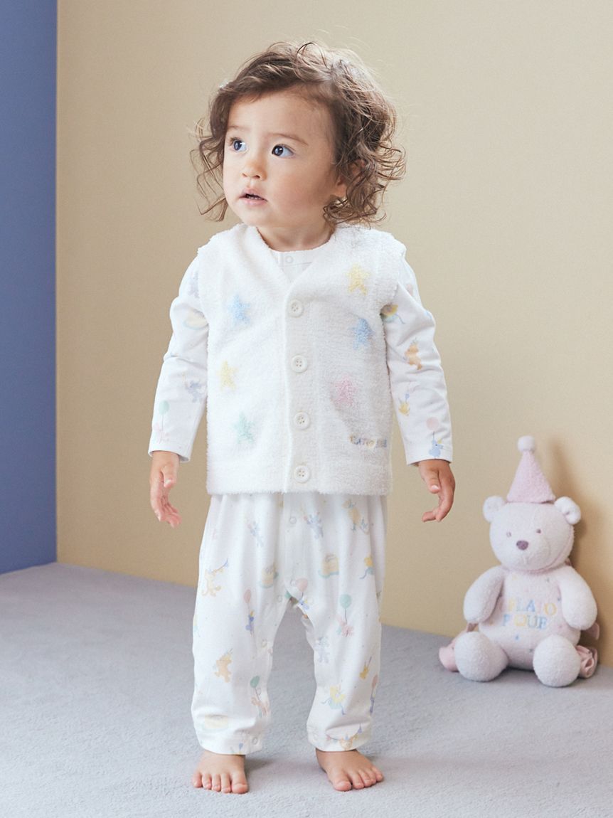 GELATO PIQUE KIDS & BABY「【BABY】エアリーモコカラフルスターベスト」|その他ベビーウェア|