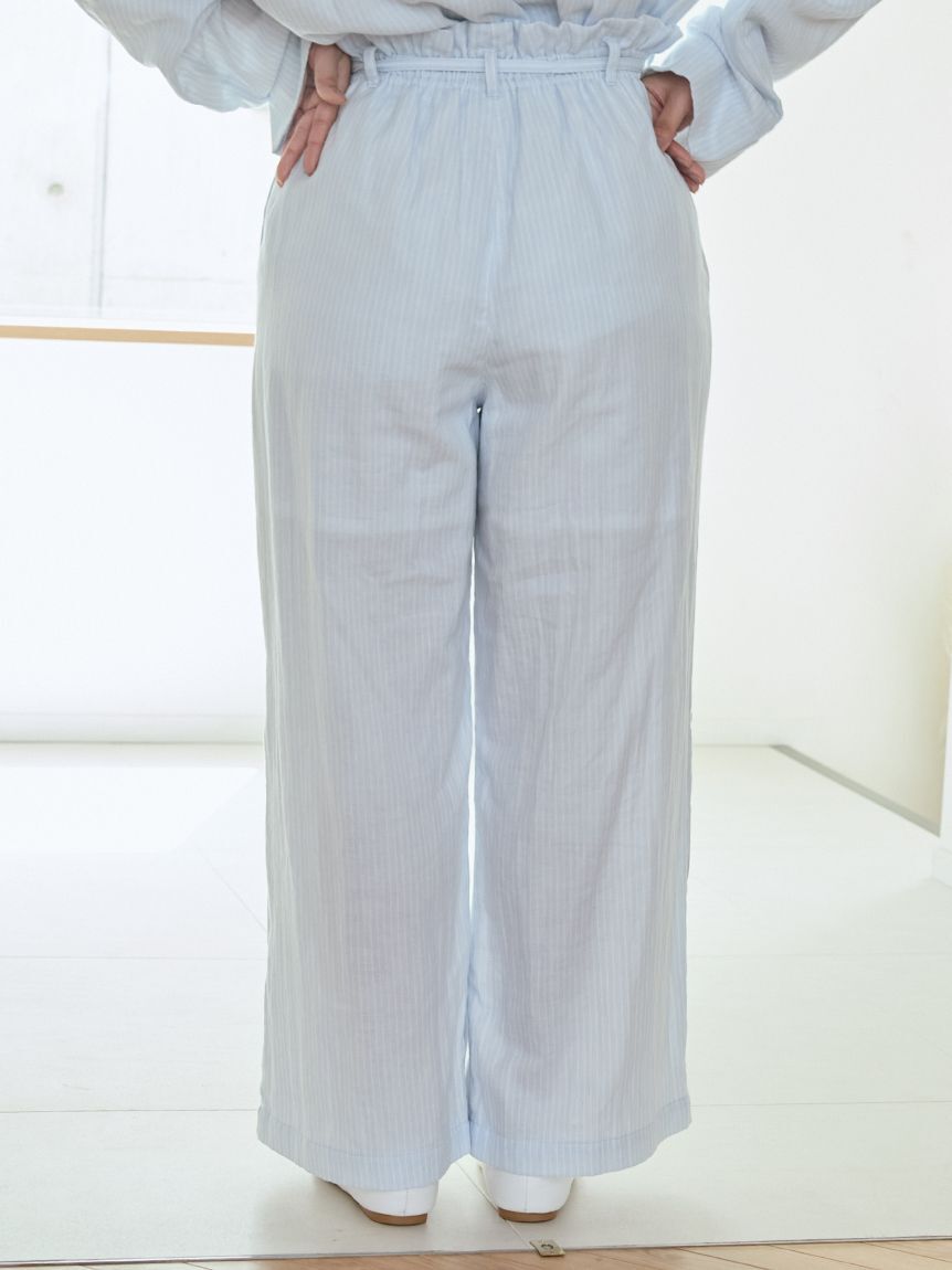 gelato pique「ガーゼストライプロングパンツ」|ルームウェア|