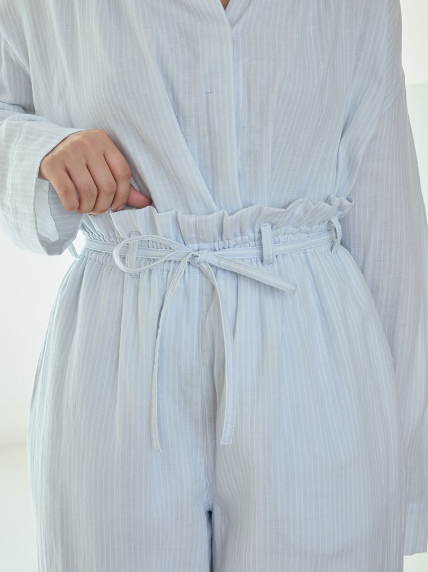 gelato pique「ガーゼストライプロングパンツ」|ルームウェア|