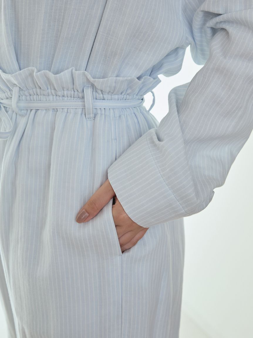 gelato pique「ガーゼストライプロングパンツ」|ルームウェア|