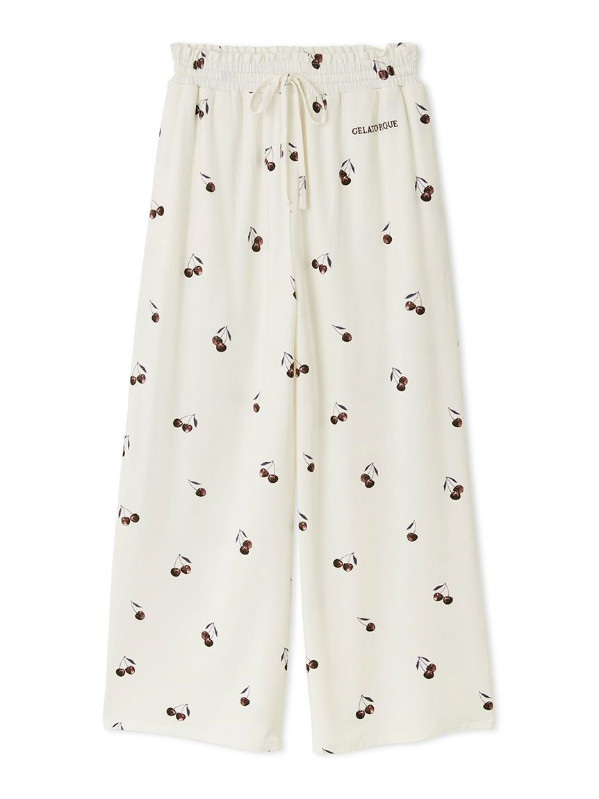 gelato pique「【接触冷感】チェリー柄ロングパンツ」|ルームウェア|OWHT