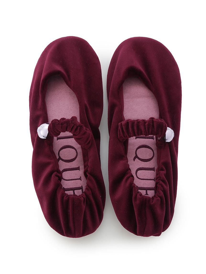 gelato pique「ベロアルームシューズ」|ルームシューズ|