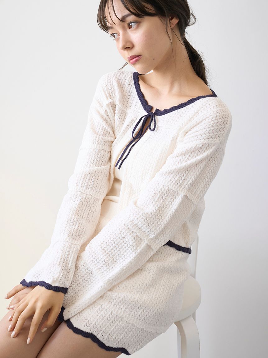 gelato pique「クロシェショートパンツ」|ルームウェア|