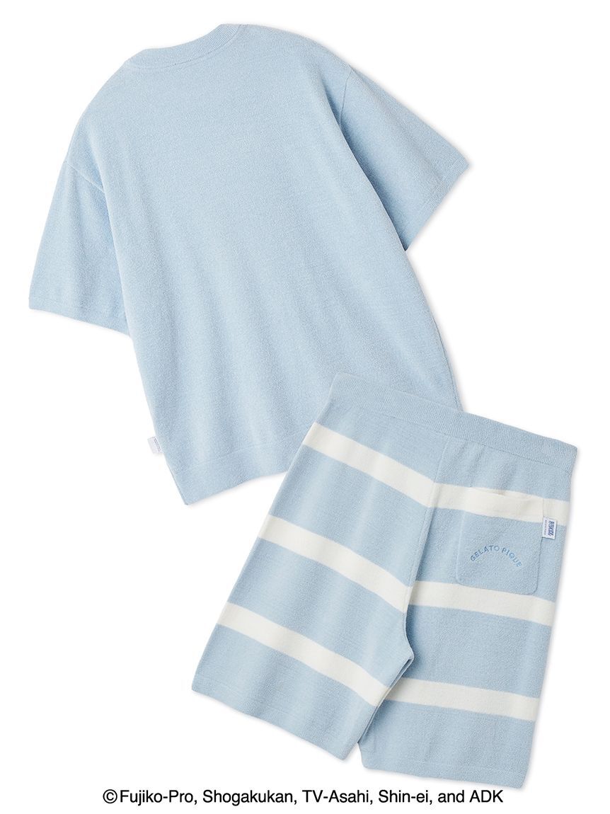 GELATO PIQUE HOMME「【ドラえもん】【メンズ】ジャガードプルオーバー&ハーフパンツセット」|ルームウェア|
