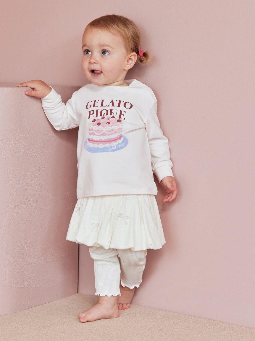 GELATO PIQUE KIDS & BABY「【BABY】ホイップクリームスカートレギンス」|その他ベビーウェア|