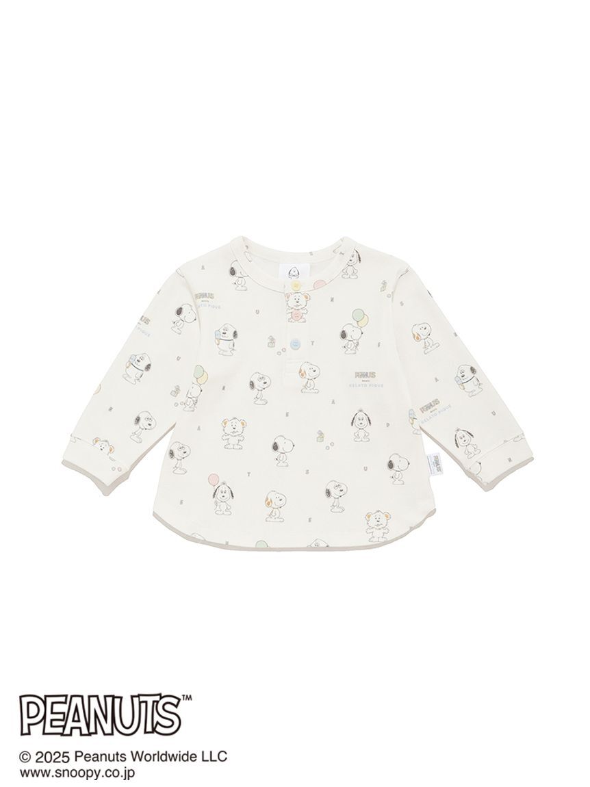 GELATO PIQUE KIDS & BABY「【PEANUTS PUPPIES】【BABY】総柄プルオーバー」|その他ベビーウェア|