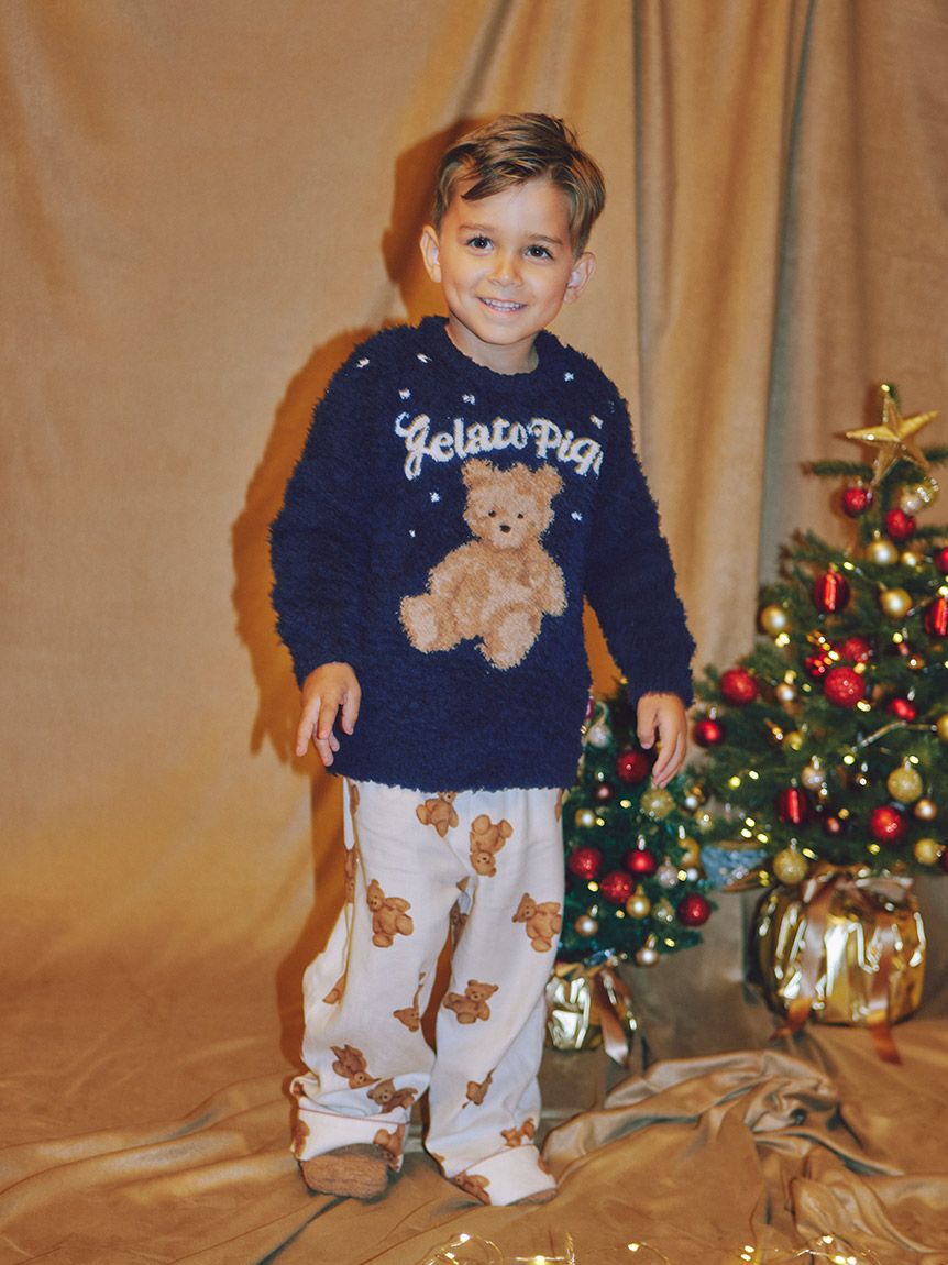 GELATO PIQUE KIDS & BABY「【HOLIDAY】【KIDS】ベア柄ネルロングパンツ」|ルームウェア|IVR
