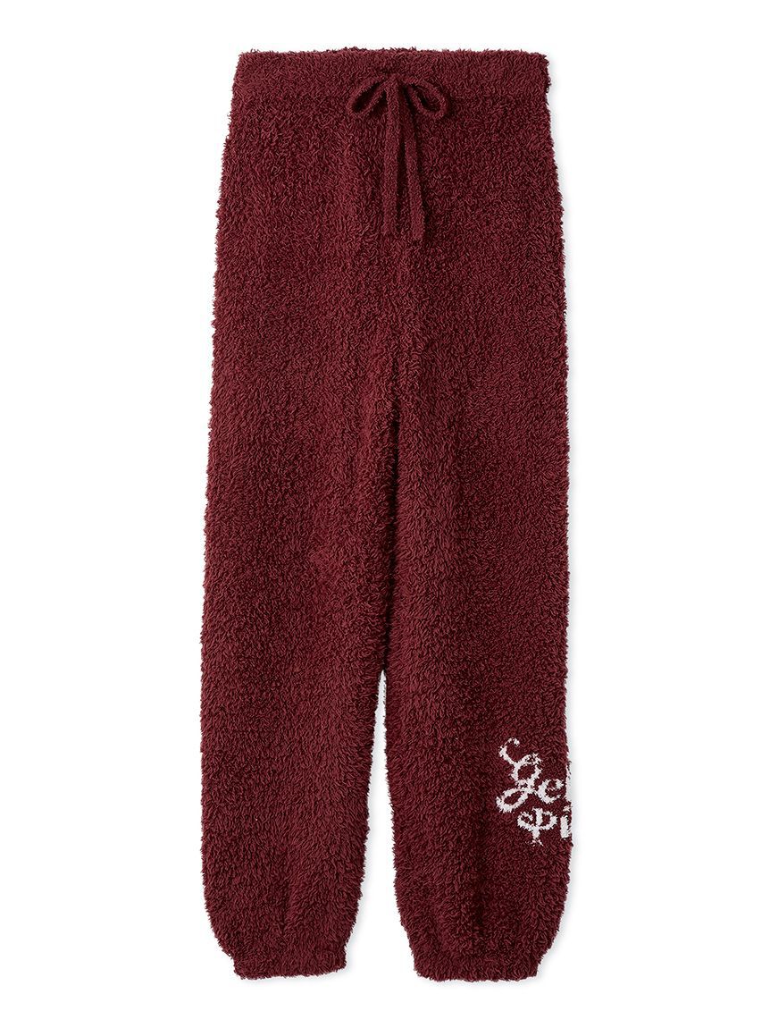 gelato pique「【HOLIDAY】ジェラートスノーベアジャガードロングパンツ」|ルームウェア|RED