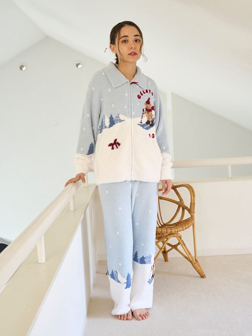 gelato pique「【HOLIDAY】スキーベアジャガードロングパンツ」|ルームウェア|