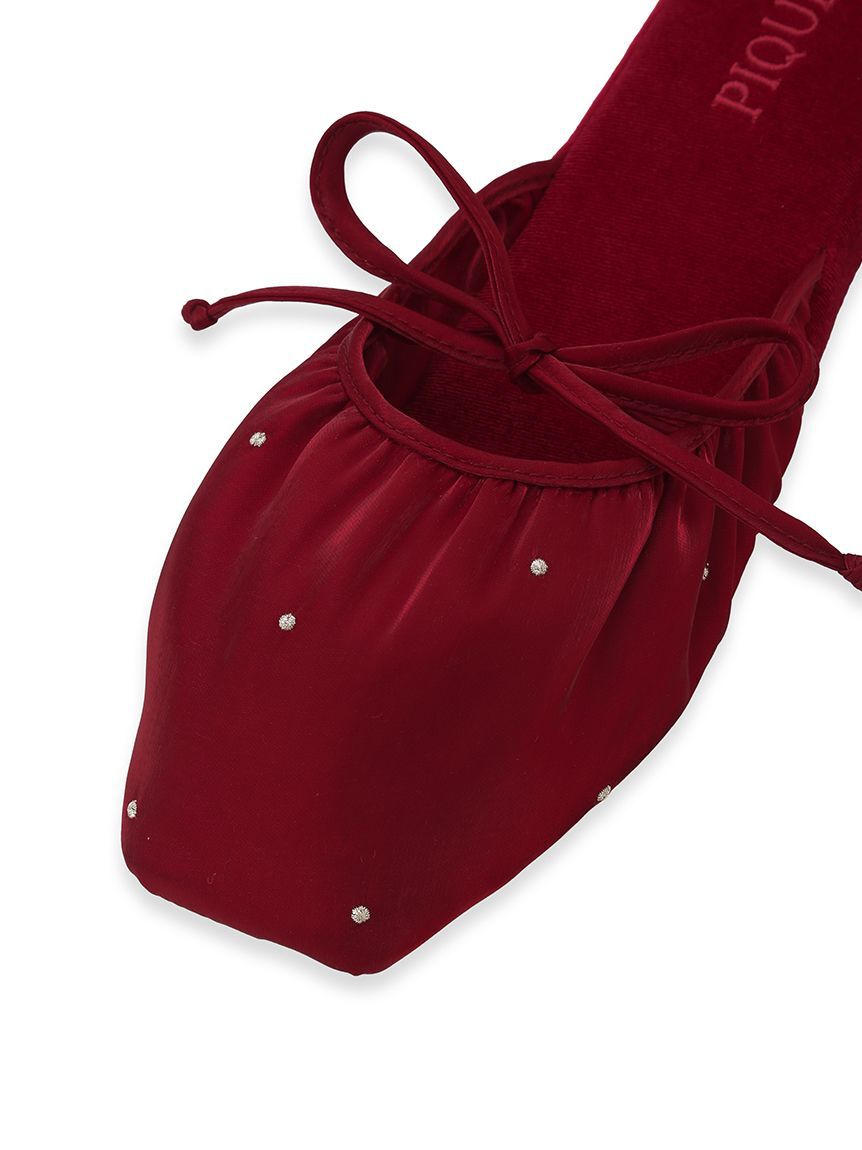 gelato pique「リボンルームシューズ」|ルームシューズ|