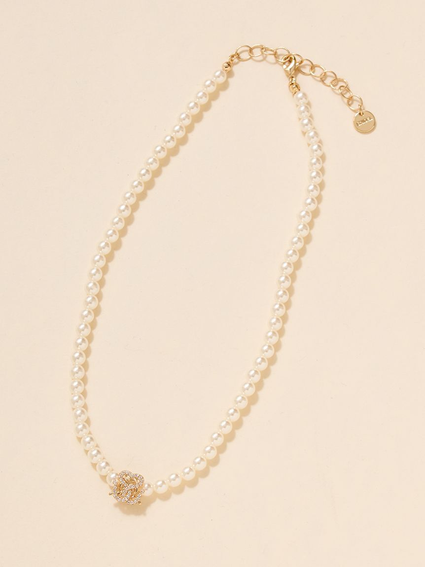 SNIDEL「ストーンモチーフネックレス」|ネックレス|IVR