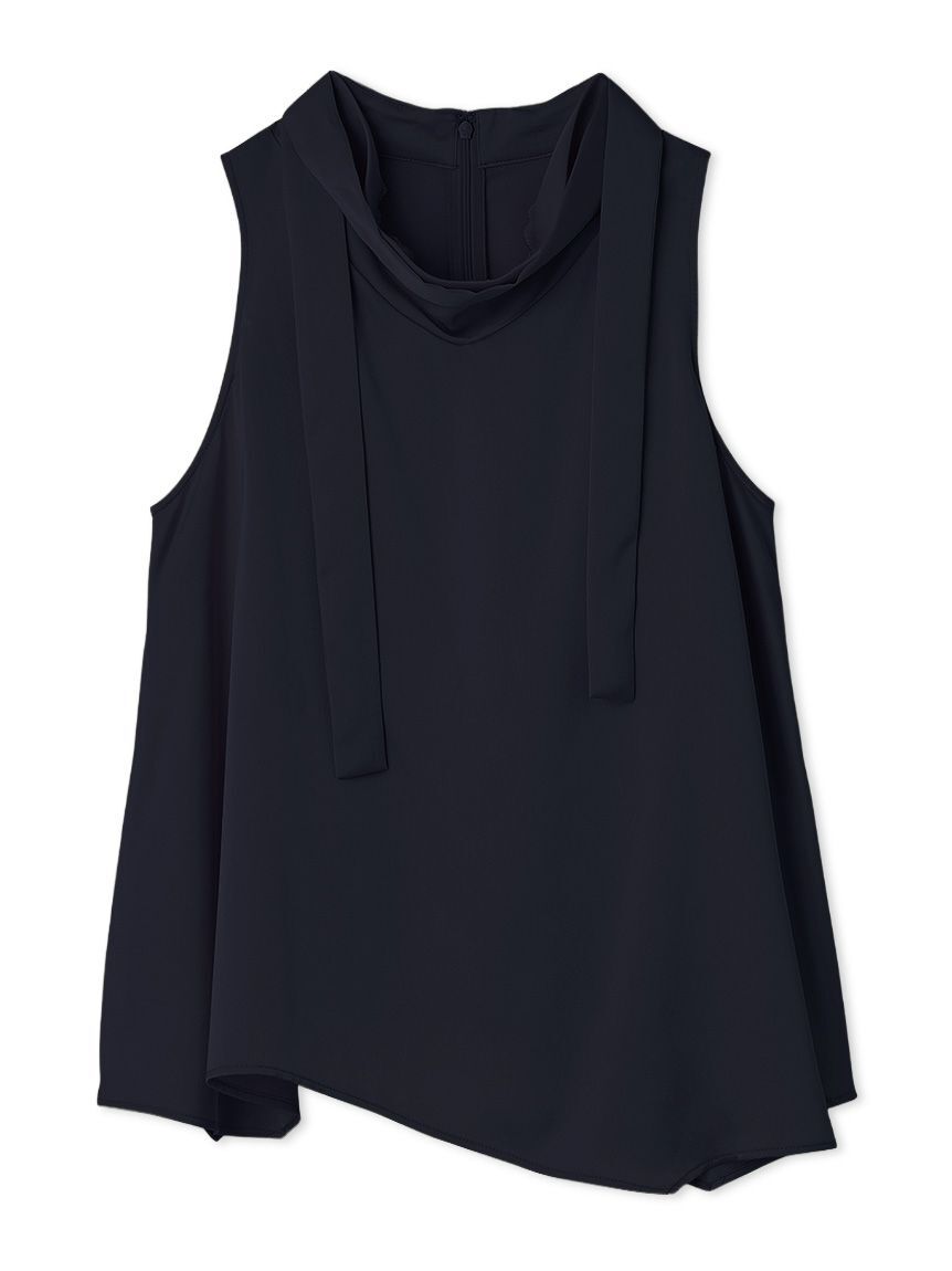 SNIDEL「タイ付きサテンチュニック」|チュニック|NVY