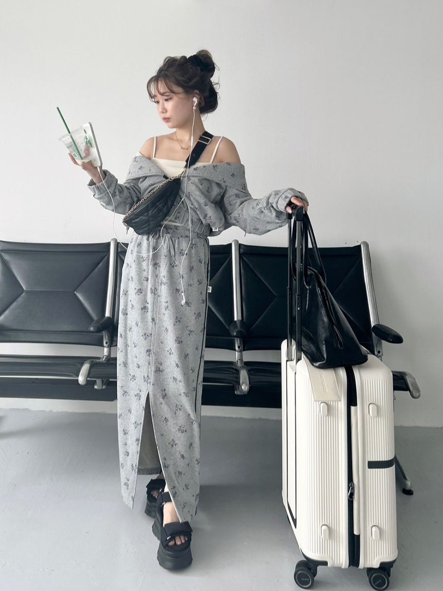 SNIDEL「UVカットスウェットタイトスカート」|スカート|