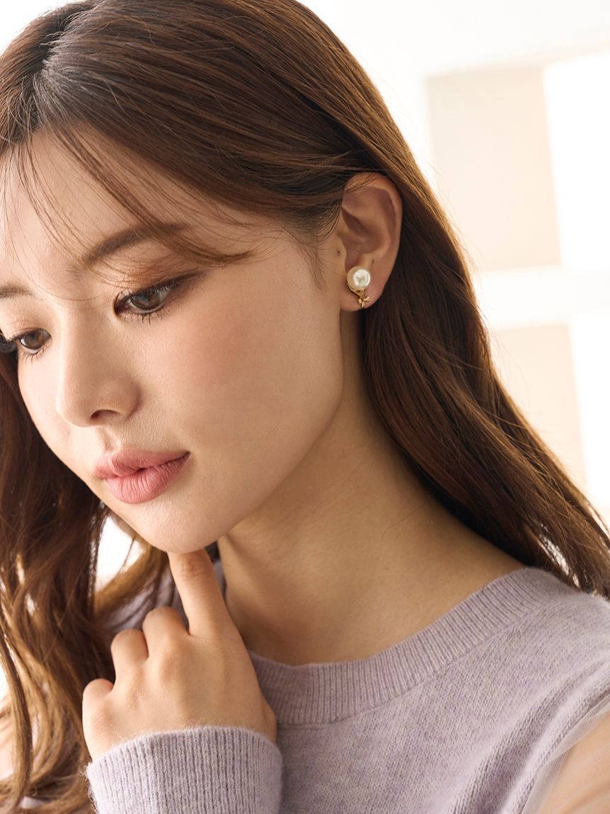 SNIDEL「パールビーズバリエイヤリング」|イヤリング|