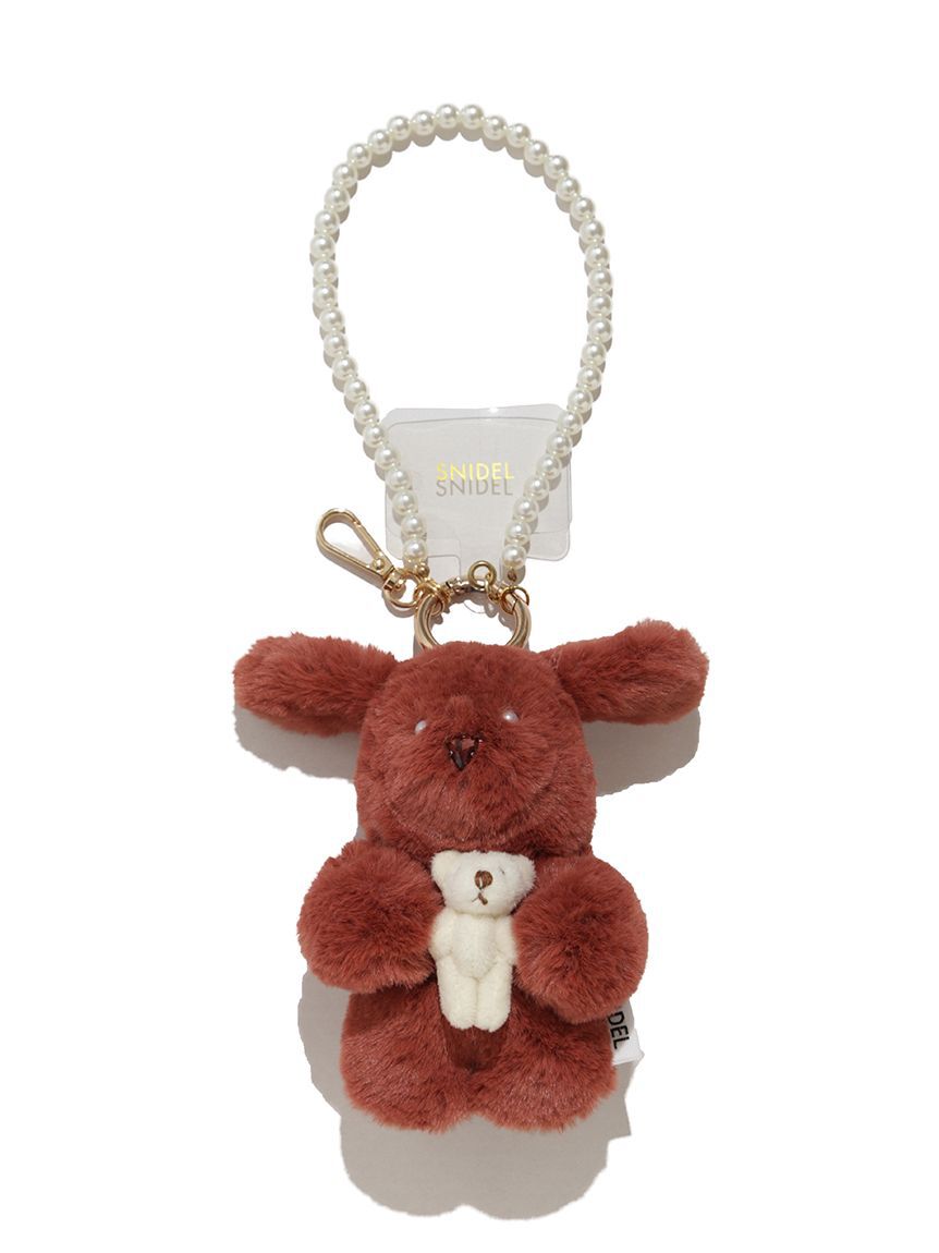 SNIDEL「モッフィーハグフレンドチャーム」|キーケース|