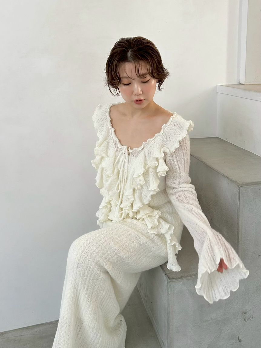 SNIDEL「ロングニットスカート」|スカート|