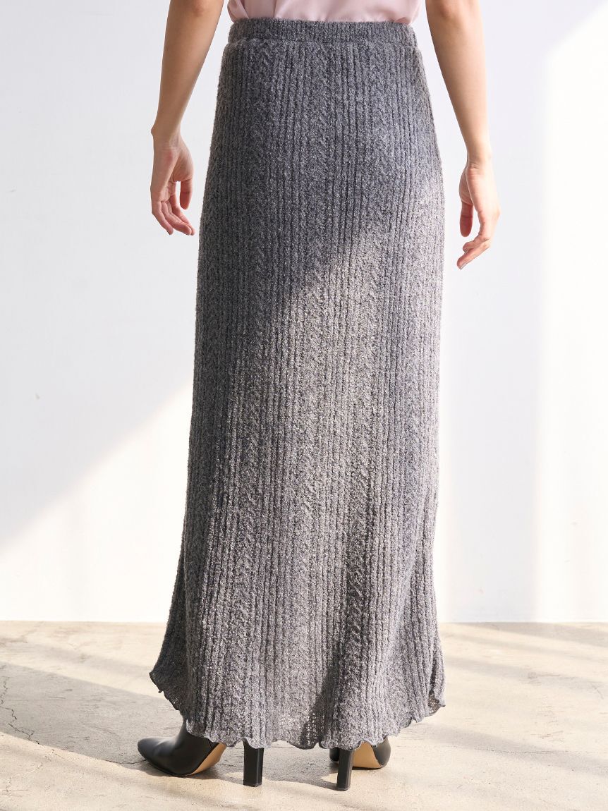 SNIDEL「ロングニットスカート」|スカート|