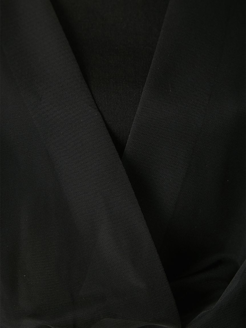 FRAY I.D「チュールドッキングカシュクールカットソー」|Tシャツ・カットソー|