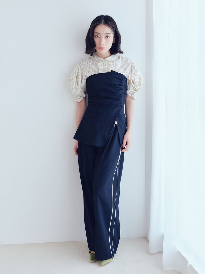 LILY BROWN「ドレープビスチェ」|ベスト・ジレ|