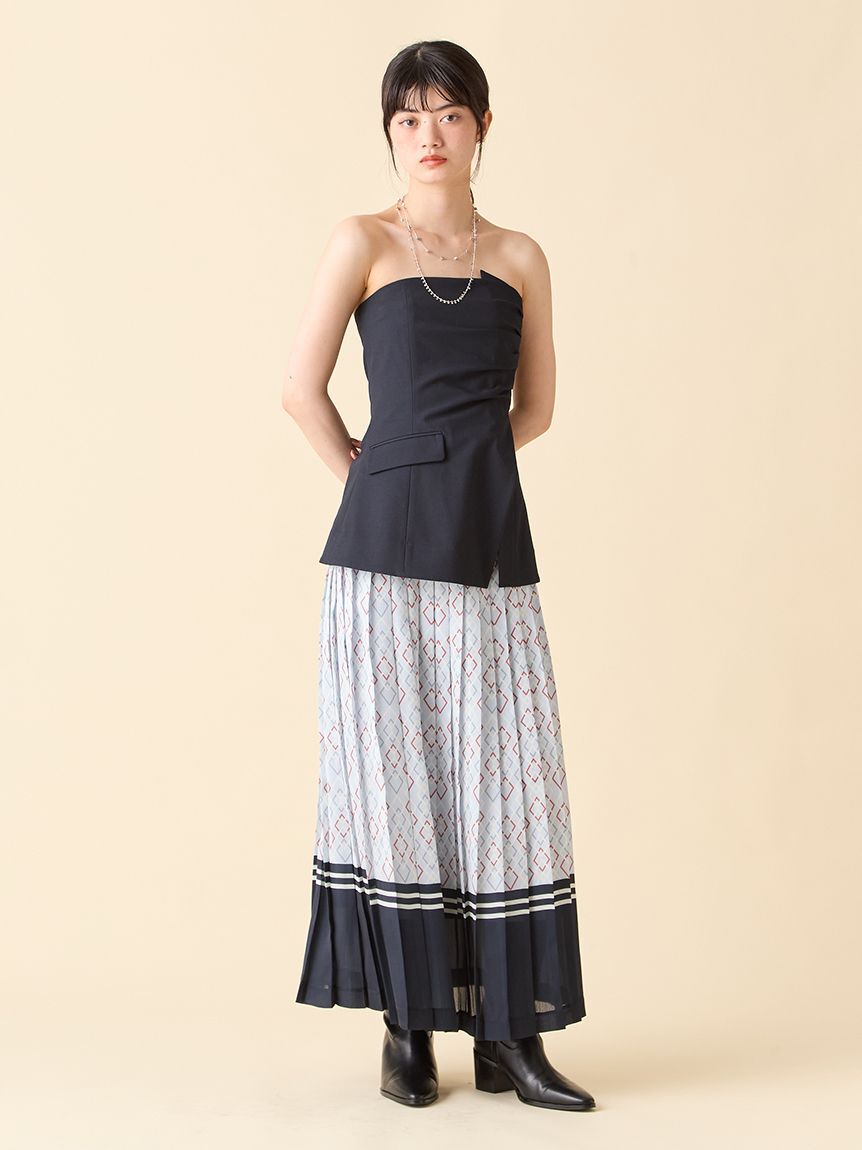 LILY BROWN「ドレープビスチェ」|ベスト・ジレ|