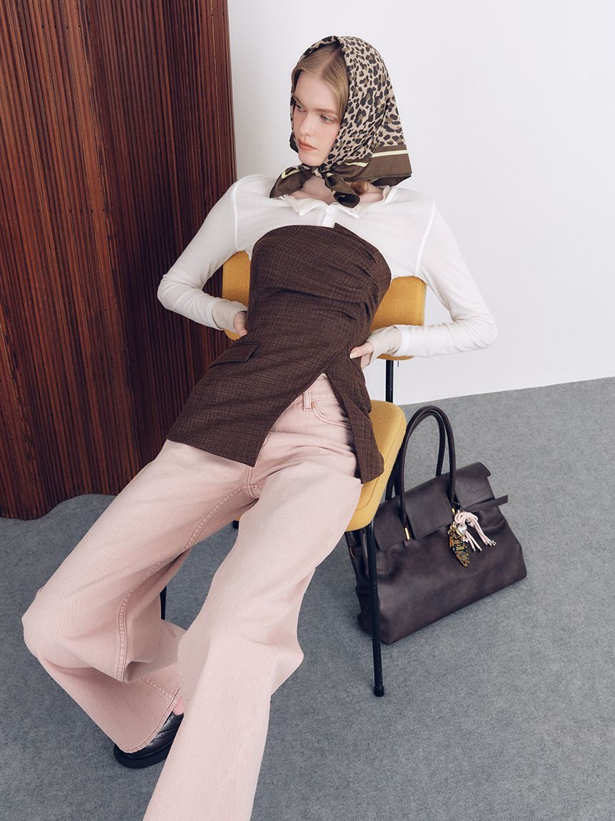 LILY BROWN「ドレープビスチェ」|ベスト・ジレ|